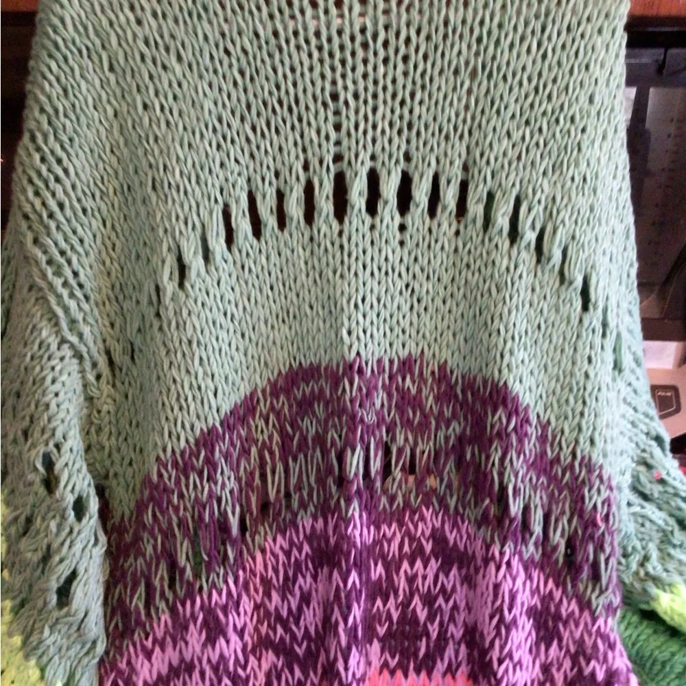 Soon! 7/25/New ! Boho hand stitched maxi cardigan